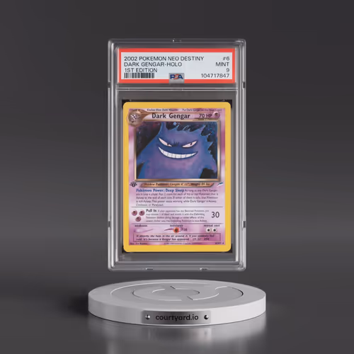 2002 Pokémon Neo Destiny #6 Dark Gengar - 1st Edition Holo (PSA 9 MINT)