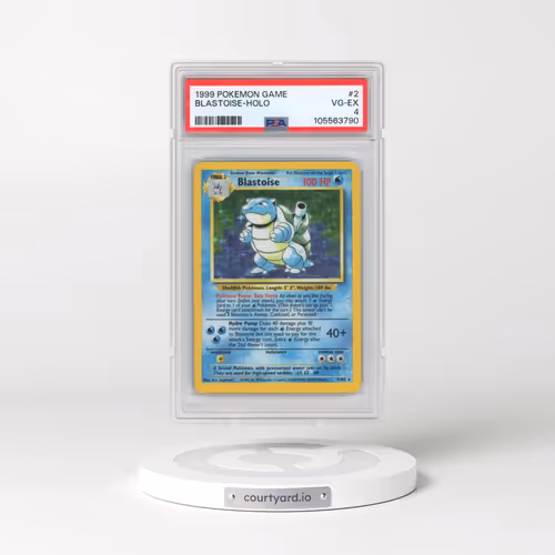 1999 Pokémon Game #2 Blastoise - Holo (PSA 4 VG-EX)