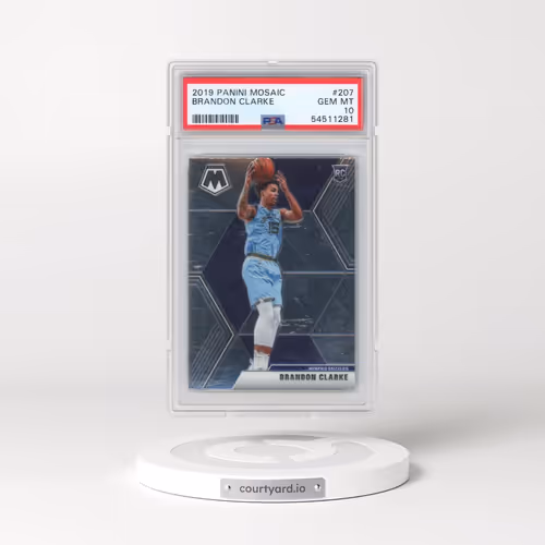 2019 Panini Mosaic #207 Brandon Clarke (PSA 10 GEM MINT)
