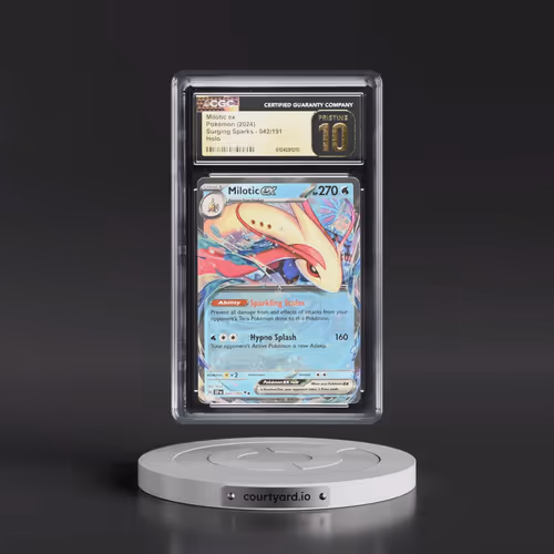 2024 Pokémon Ssp EN-Surging Sparks #042 Milotic EX - Holo (CGC 10 PRISTINE)