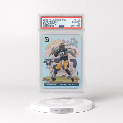 2020 Panini Donruss Downtown #D-JL Jordan Love (PSA 10 GEM MINT)