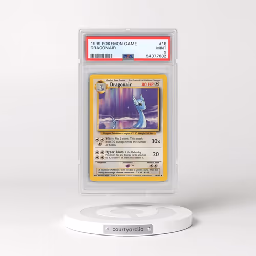 1999 Pokémon Game #18 Dragonair (PSA 9 MINT)