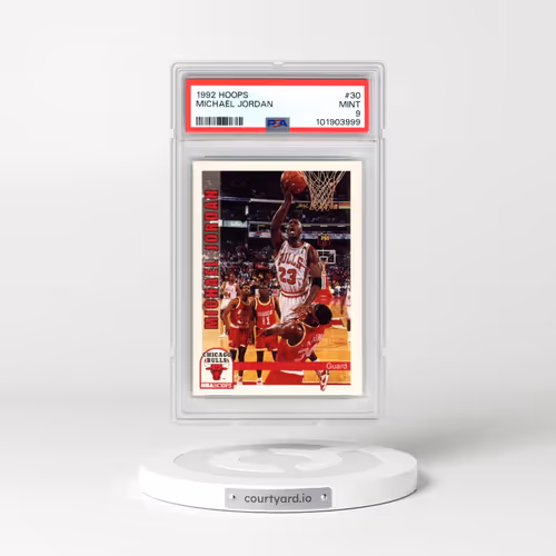 1992 Hoops #30 Michael Jordan (PSA 9 MINT)