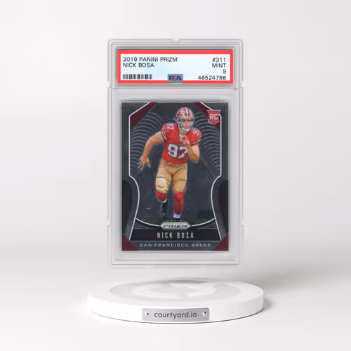 2019 Panini Prizm #311 Nick Bosa (PSA 9 MINT)