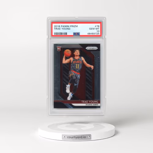 2018 Panini Prizm #78 Trae Young (PSA 10 GEM MINT)
