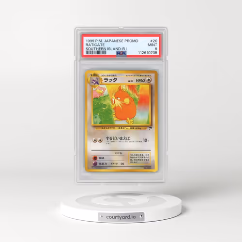 1999 Pokémon Promo Southern Islands #20 Raticate - Southern Island-R.I. (PSA 9 MINT)