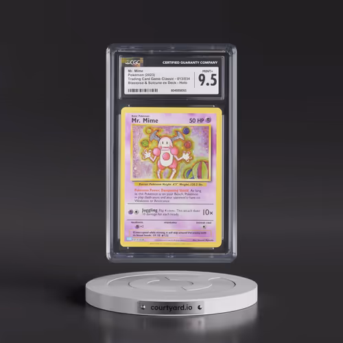 2023 Pokémon Clb-Trading Card Game Classic Blastoise & Suicune EX Deck #013 Mr. Mime (CGC 9.5 MINT+)