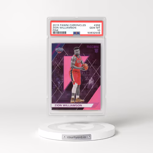 2019 Panini Chronicles #292 Zion Williamson - Pink (PSA 10 GEM MINT)