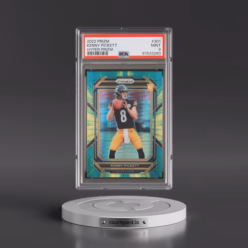 2022 Panini Prizm #301 Kenny Pickett - Hyper Prizm (PSA 9 MINT)