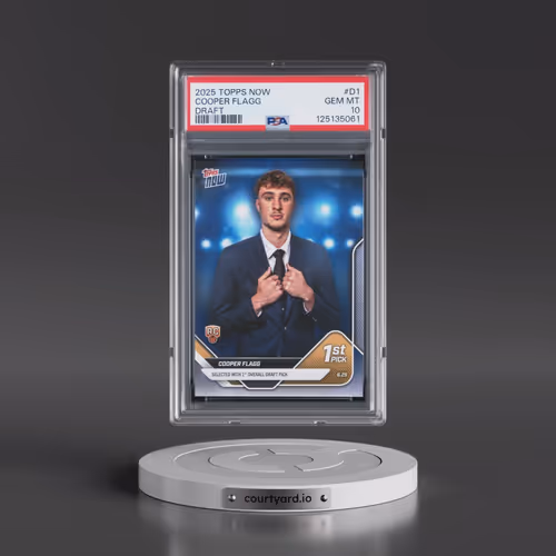 2025 Topps Now Draft #D1 Cooper Flagg (PSA 10 GEM MINT)