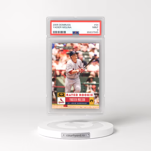 2005 Donruss #54 Yadier Molina (PSA 9 MINT)