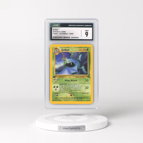 1999 Fossil #34/62 Golbat - 1st Edition 1st Edition (CGC 9 MINT)