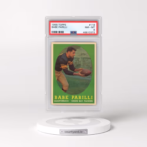 1958 Topps #118 Babe Parilli (PSA 8 NM-MT)