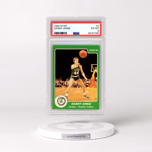 1984 Star #2 Danny Ainge (PSA 6 EX-MT)