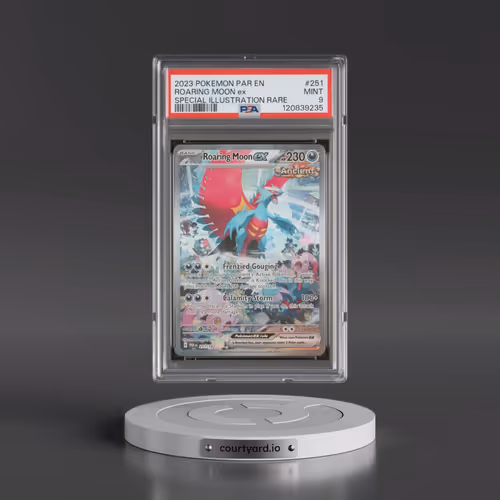 2023 Pokémon Par EN-Paradox Rift #251 Roaring Moon EX - Holo Special Illustration Rare (PSA 9 MINT)