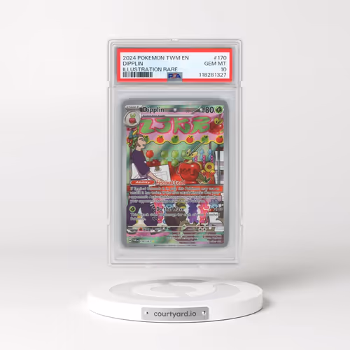 2024 Pokémon Twm EN-Twilight Masquerade #170 Dipplin - Illustration Rare (PSA 10 GEM MINT)