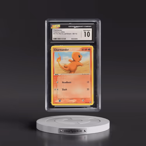 2004 EX Fire Red & Leaf Green #58/112 Charmander (CGC 10 GEM MINT)