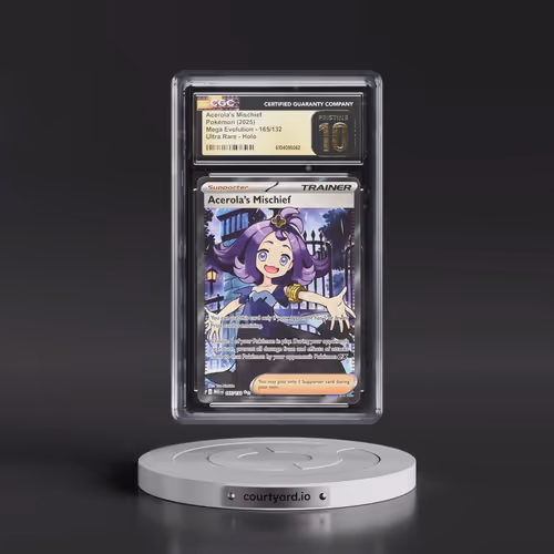 2025 Mega Evolution - MEG EN #165/132 Acerola's Mischief - Ultra Rare Holo (CGC 10 PRISTINE)