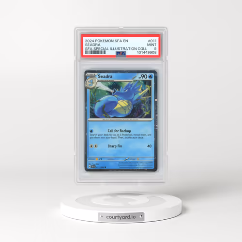 2024 Pokémon Sfa EN-Shrouded Fable #011 Seadra - Shrouded Fable Special Illustration Collection (PSA 9 MINT)