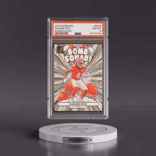 2023 Panini Donruss Bomb Squad #BS16 Rashee Rice (PSA 8 NM-MT)