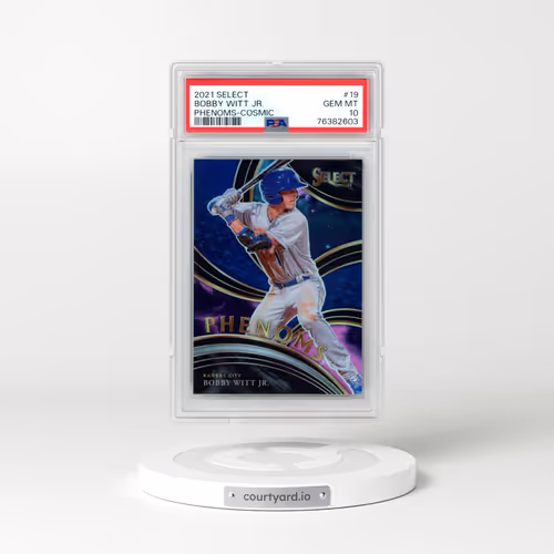 2021 Panini Select Phenoms #19 Bobby Witt Jr. - Cosmic (PSA 10 GEM MINT)