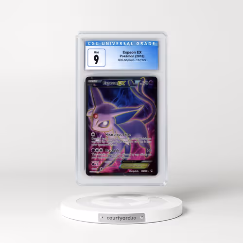 2016 BREAKpoint #117/122 Espeon EX - Holo (CGC 9 MINT)
