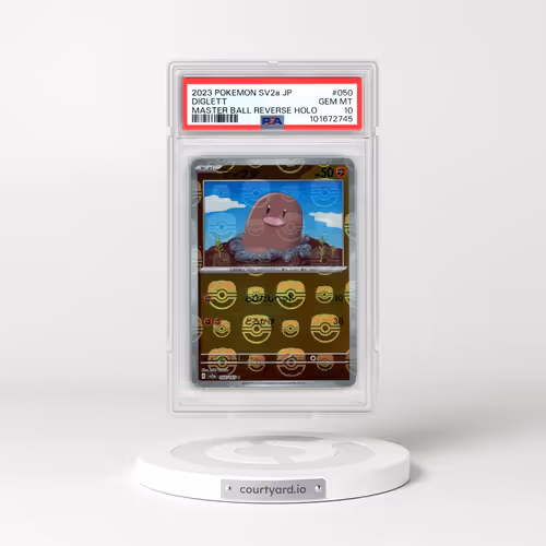 2023 Pokémon Sv2a-Pokemon 151 #050 Diglett - Reverse Holo Master Ball (PSA 10 GEM MINT)