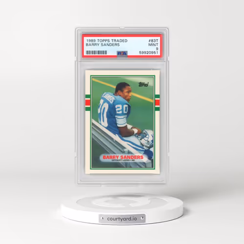 1989 Topps Traded #83T Barry Sanders (PSA 9 MINT)