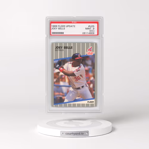 1989 Fleer Update #U-25 Joey Belle (PSA 9 MINT)