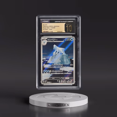 2025 Black Bolt - sv11B #114/086 Beartic - Art Rare Holo (CGC 10 PRISTINE)