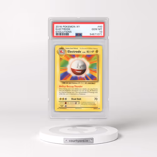 2016 Pokémon XY Evolutions #40 Electrode (PSA 10 GEM MINT)