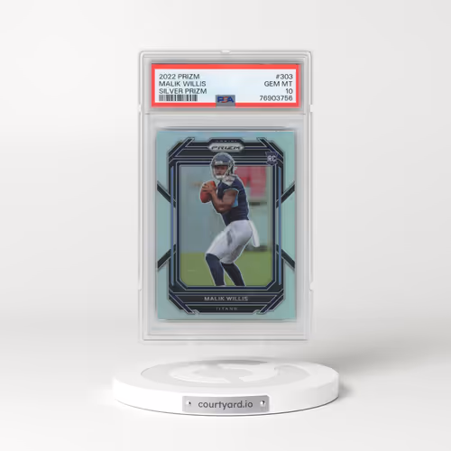2022 Panini Prizm #303 Malik Willis - Silver Prizm (PSA 10 GEM MINT)