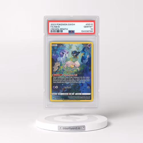 2023 Pokémon Sword and Shield Crown Zenith #GG10 Mew - Full Art (PSA 10 GEM MINT)