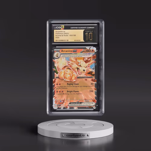 2023 Pokémon Svi EN-Scarlet & Violet #032 Arcanine EX - Holo (CGC 10 PRISTINE)