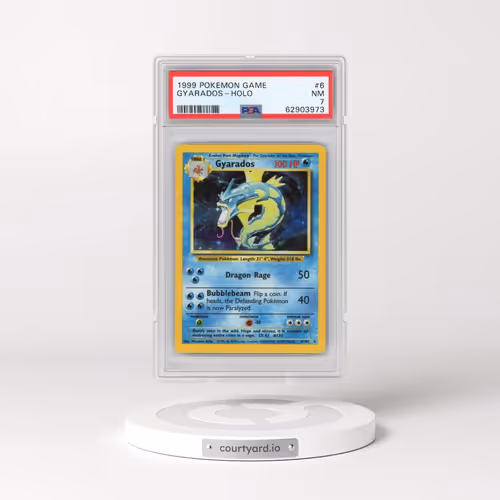 1999 Pokémon Game #6 Gyarados - Holo (PSA 7 NM)