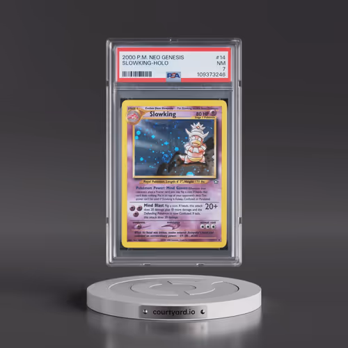 2000 Pokémon Neo Genesis #14 Slowking - Holo (PSA 7 NM)