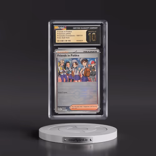 2025 Prismatic Evolutions - PRE EN #109/131 Friends in Paldea - Poké Ball Holo (CGC 10 PRISTINE)