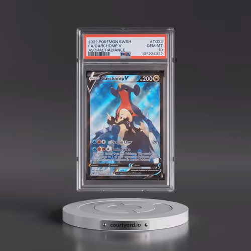 2022 Pokémon Sword & Shield Astral Radiance #TG23 Garchomp V - Holo Full Art (PSA 10 GEM MINT)