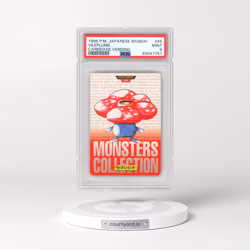 1996 Pokémon Bandai Carddass Vending #45 Vileplume (PSA 9 MINT)