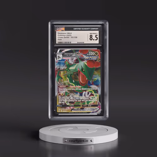 2023 Crown Zenith #101/159 Rayquaza VMAX - Holo (CGC 8.5 NM-MT+)
