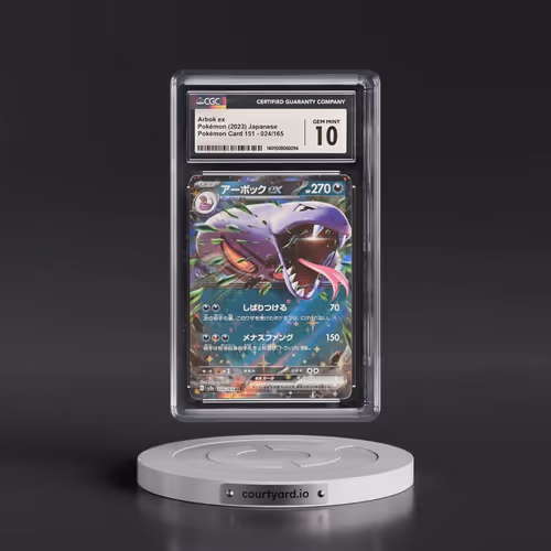 2023 Pokémon Card 151 #024/165 Arbok ex - Holo (CGC 10 GEM MINT)