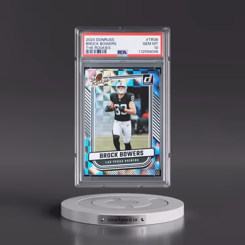 2024 Panini Donruss the Rookies #TR36 Brock Bowers (PSA 10 GEM MINT)