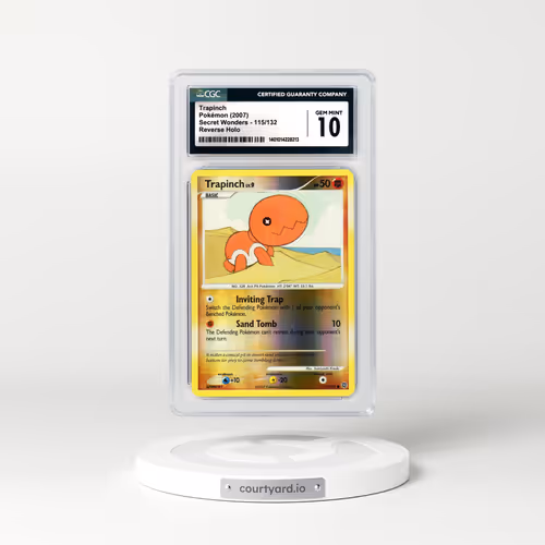 2007 Secret Wonders #115 Trapinch - Holo (CGC 10 GEM MINT)