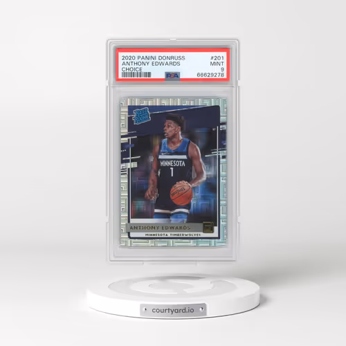 2020 Panini Donruss #201 Anthony Edwards - Choice (PSA 9 MINT)