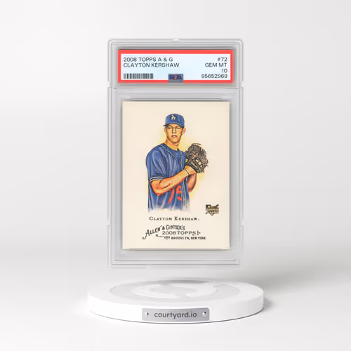 2008 Topps Allen & Ginter #72 Clayton Kershaw (PSA 10 GEM MINT)