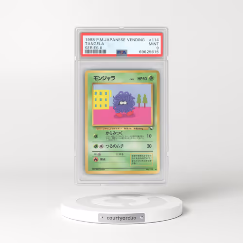 1998 Pokémon Vending #114 Tangela - Series II (PSA 9 MINT)