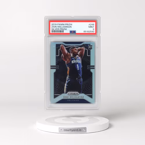 2019 Panini Prizm #248 Zion Williamson - Silver Prizm (PSA 9 MINT)