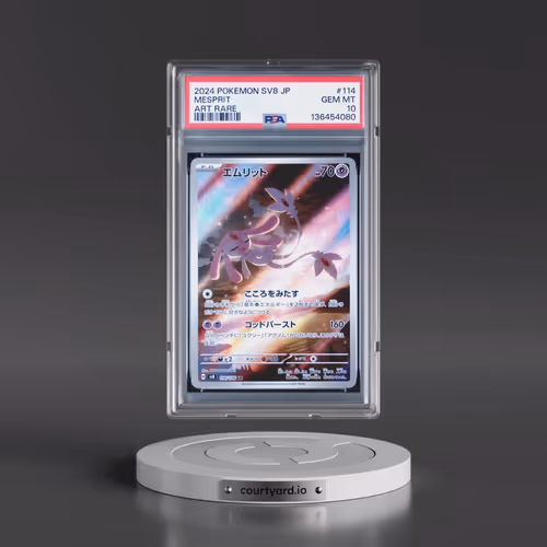 2024 Pokémon SV8-Super Electric Breaker #114 Mesprit - Art Rare (PSA 10 GEM MINT)