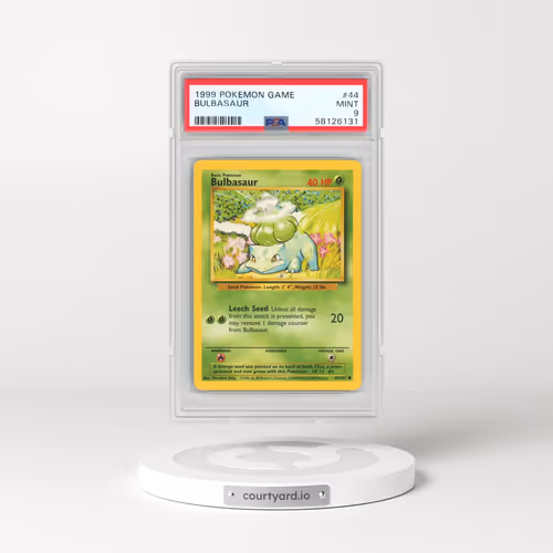 1999 Pokémon Game #44 Bulbasaur (PSA 9 MINT)