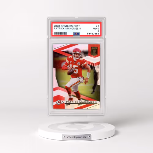 2020 Panini Donruss Elite #1 Patrick Mahomes II (PSA 9 MINT)